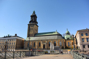 Obraz premium ヘルシンオアの古い街並み、デンマーク。the old town of Helsingor, Denmark