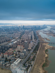 Panoramic view of Nanchang, the capital of Jianxi