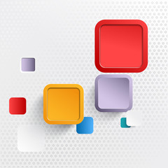 Abstract modern graphic elements vector background. Composition with geometric shape