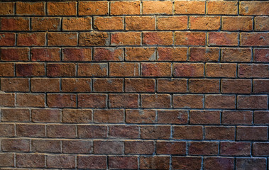 Red brick wall texture vintage background 