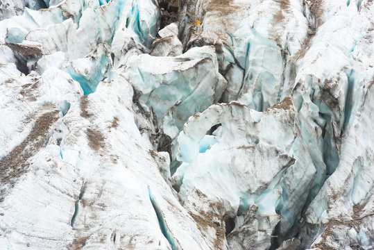 China, Yunnan Sheng, Lijiang Shi, Snow Mountain bei Lijang, Gletschereis auf dem Snow Mountain