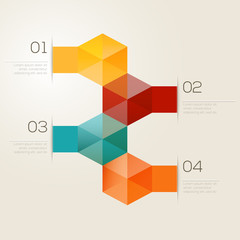 Modern infographic design template elements. Vector illustration for company and corporate business project and presentation.