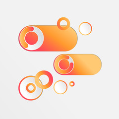 Abstract modern modern graphic elements vector background. Composition with geometric shape