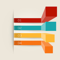 Modern infographic design template elements. Vector illustration for company and corporate business project and presentation.