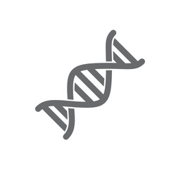 DNA icon vector. Modern flat life evolution sign 
