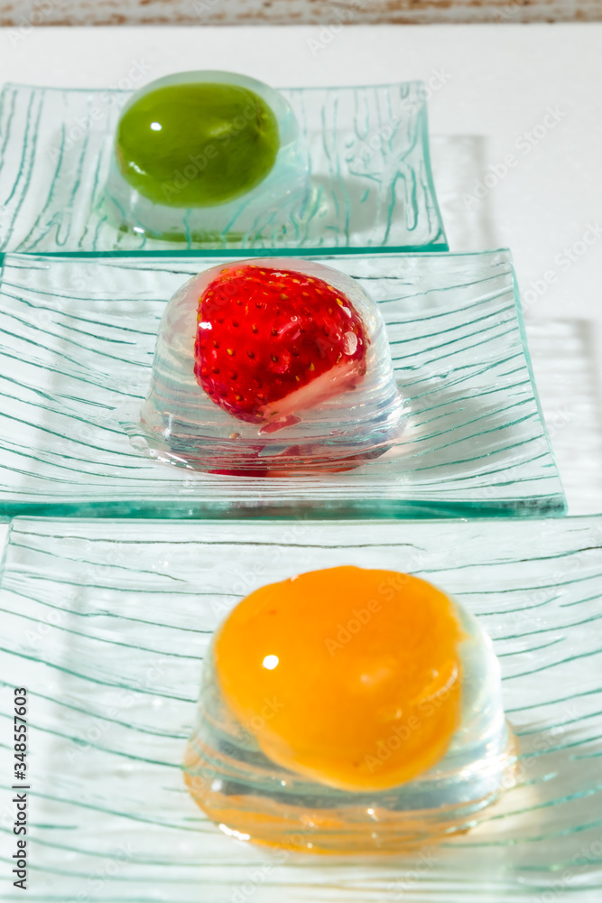 Canvas Prints フルーツゼリー　Fruit agar jelly