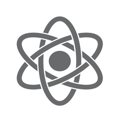 Atom icon vector or symbols.