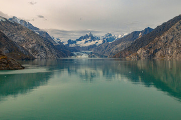 Alaska landscape. The beautiful nature of Alaska. Banner panorama.