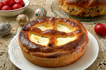 dolci Pasquali tradizionali della religione Ortodossa