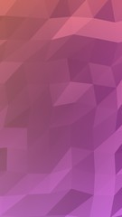 Abstract triangle geometrical pink background. Geometric origami style with gradient. 3D illustration