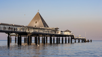 Ausschnitt von der Seebrücke Heringsdorf auf der Insel Usedom