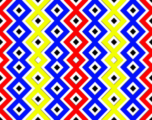 seamless pattern with colorful diamond