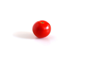cherry tomatoes on a white background. Suitable for advertising background