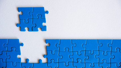 blue puzzles background