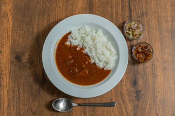カレーライス　Curry and rice