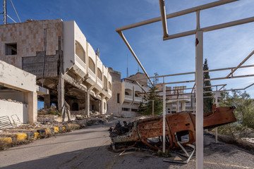Destruction due to the Civil War in Syria, Maaloula