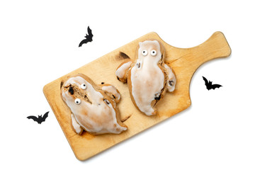 Halloween Geister Brötchen