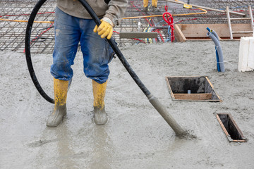 new built house in construction