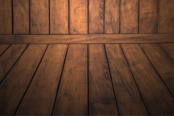 Backdrop in room with wood 