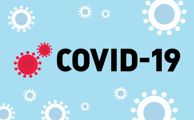 Corona virus covid-19 outbreak pandemic symbol vector image