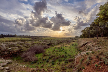 Phoenician Olympic Stadium in Amrit, Syria