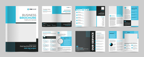 Creative Corporate & Business Magazine, Proposal, Profile Brochure Template Design - obrazy, fototapety, plakaty