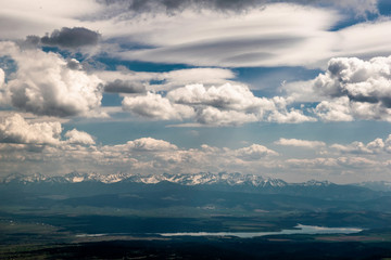 Fototapeta na wymiar Panorama gór Tatr