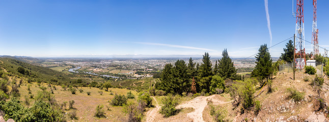 View of Talca and surroundings