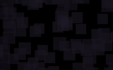 Black abstract background. Backdrop with grey squares. 3D illustration