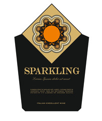 WINE LABEL ITALIAN FOOD AND DRINKS DECORATIVE STICKER FOR AMARONE, PROSECCO, CHIANTI, VALPOLICELLA,PRIMITIVE AND SPARKLING WINE