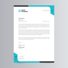 Professional And Modern Letterhead Template Design