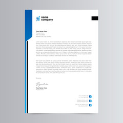 Professional And Modern Letterhead Template Design