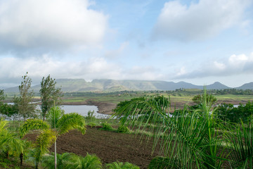 View from a hotel in Nashik, India