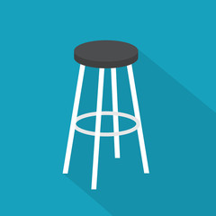 stool chair icon- vector illustration