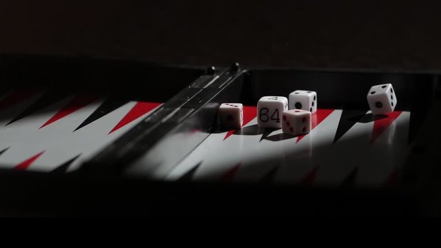 close-up portable folding magnetic backgammon red and black