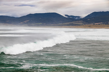 Fototapeta premium Waves on California coastline