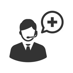 Healthcare support icon