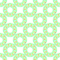 Colorful line geometric pattern design