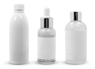 Medicine bottle isolated on white background