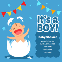 Hatched Egg Of Baby Boy