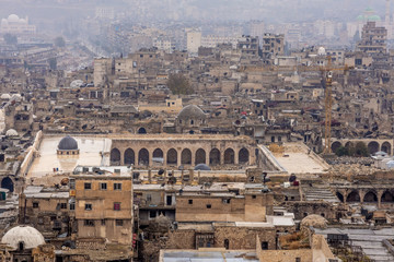 Civil War Damage in Aleppo, Syria