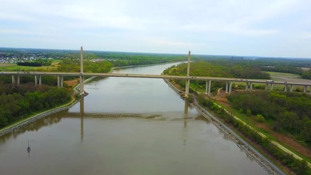 View of the William V Roth Bridge