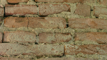 The texture of the old brick wall. Georgia is a country. Kutaisi city
