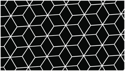 black and white geometric seamless pattern