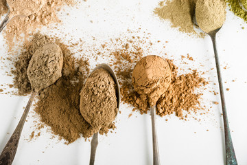 Ayurvedic cosmetic ubtan for face and hair care