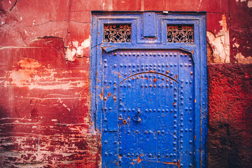 Blue Moroccan Door