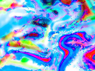 Abstract background for wallpapers, posters, cards, invitations, websites. Modern painting handmade background. Rainbow lines Vector