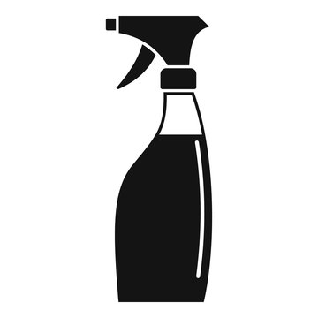 Disinfectant spray bottle icon. Simple illustration of disinfectant spray bottle vector icon for web design isolated on white background