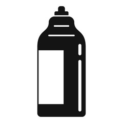 Antiseptic bottle icon. Simple illustration of antiseptic bottle vector icon for web design isolated on white background