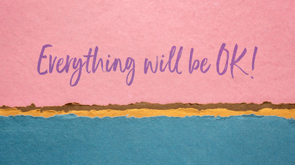 everything will be OK - positive affirmation
